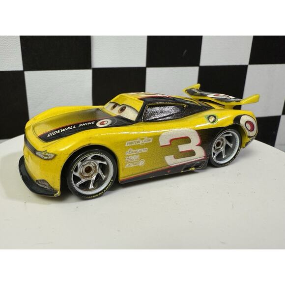 Disney Pixar Cars Carstin “Ace” Dillon #3 Sidewall Shine - Picture 2 of 8